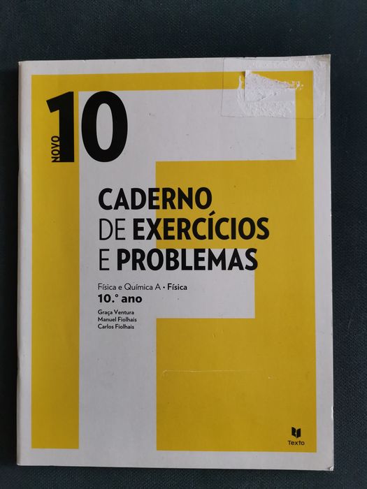 Caderno de exercícios de Física 10° ano da Texto