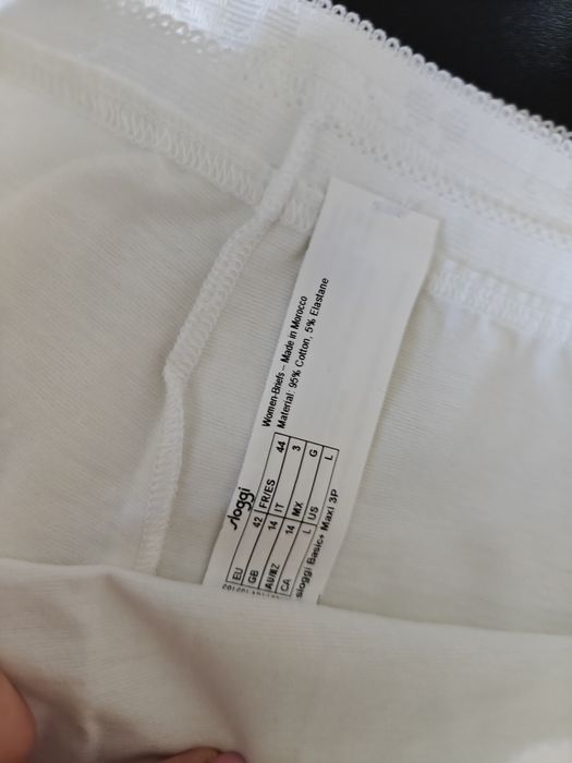 Sloggi Basic + Premium Comfort trójpak majtki wysoki stan XL