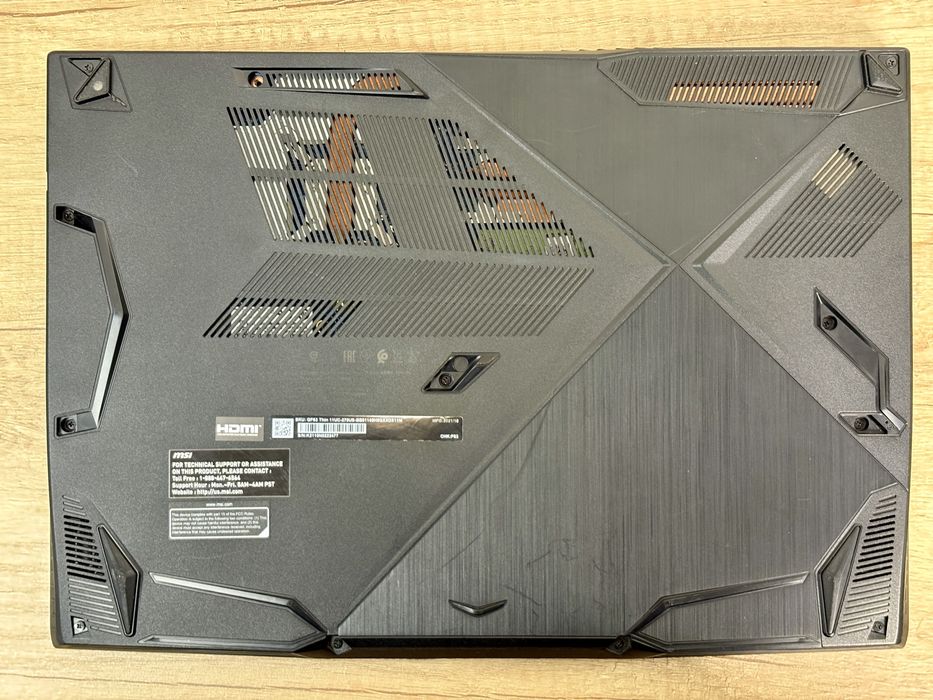 Ігровий ноутбук MSI GF63 Thin i5-11400H RTX 3050 16GB 256GB SSD 144Hz