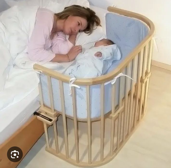 Приставне ліжко дерев’яне