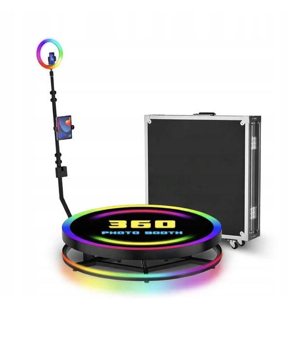 Sprzedam fotobudke 360 platforma 100cm + mega zestaw gadzetów