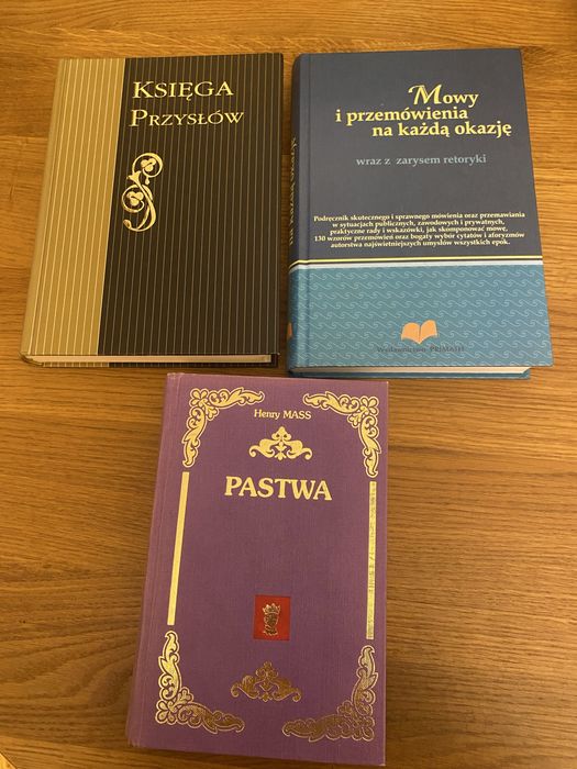 Ksiazki 3 sztuki