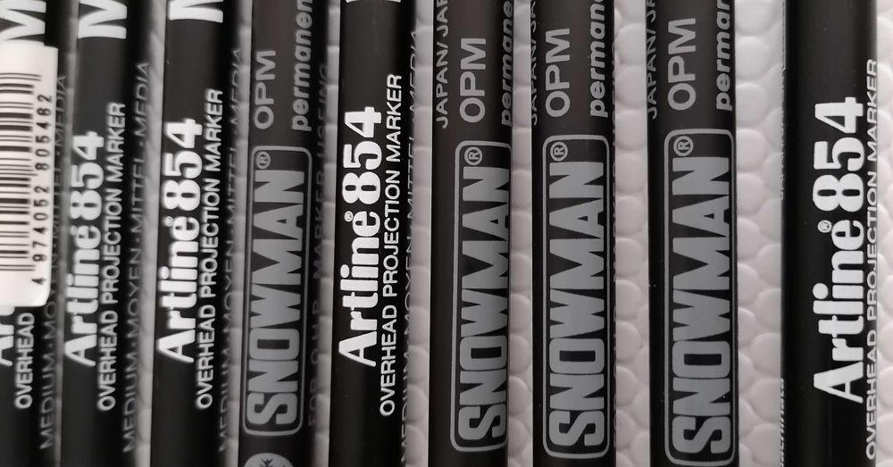 Canetas dermatograficas, grossas, lote de 10 un, por 5€