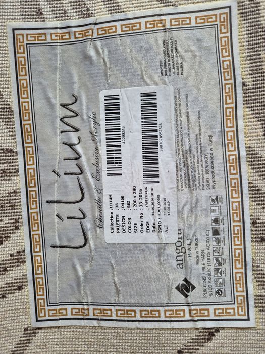 Dywan LILIUM ANGORA wymiar 200x290 cm