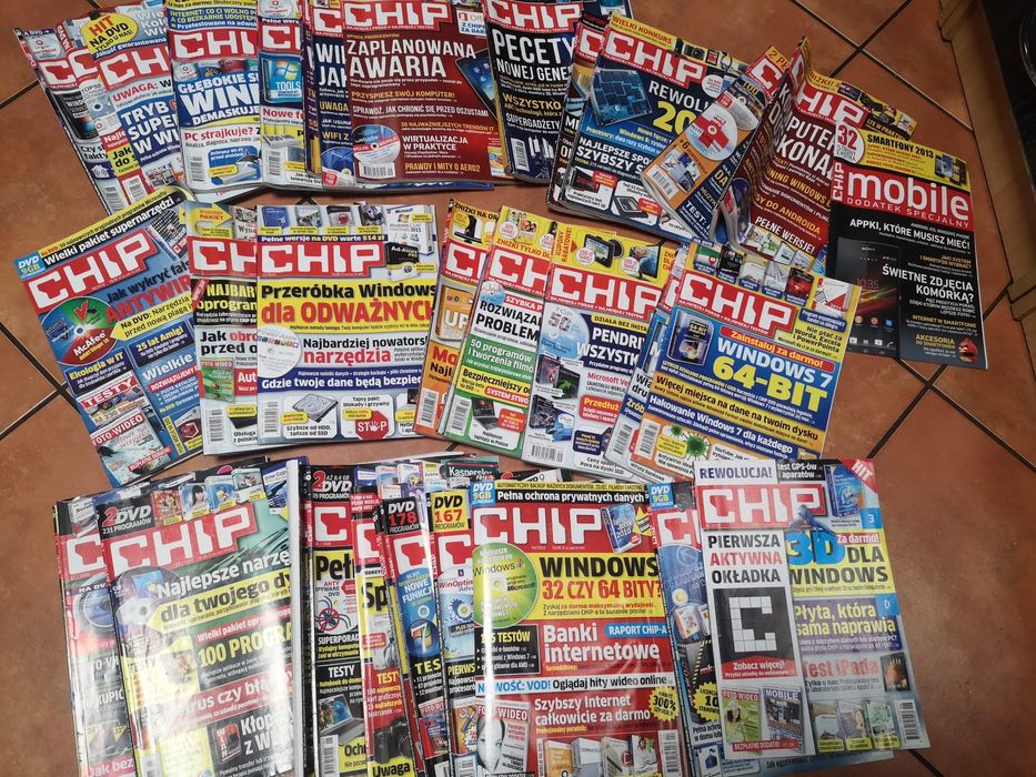Czasopismo chip 49 sztuk