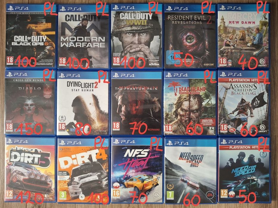 Gry na PS4 I PS5
