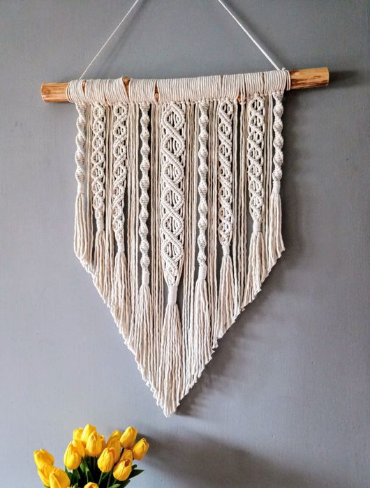 Makrama duża Boho Home dekoracja ślubna