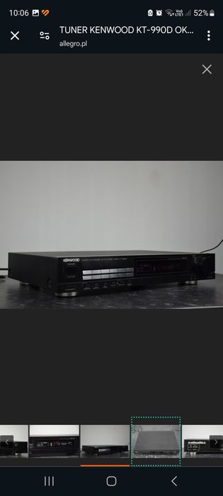 Tuner KENWOOD KT-990D Okazja oryginał JAPAN