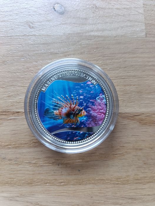 Srebrna moneta 5$ Palau 2009 Marine Life Protection