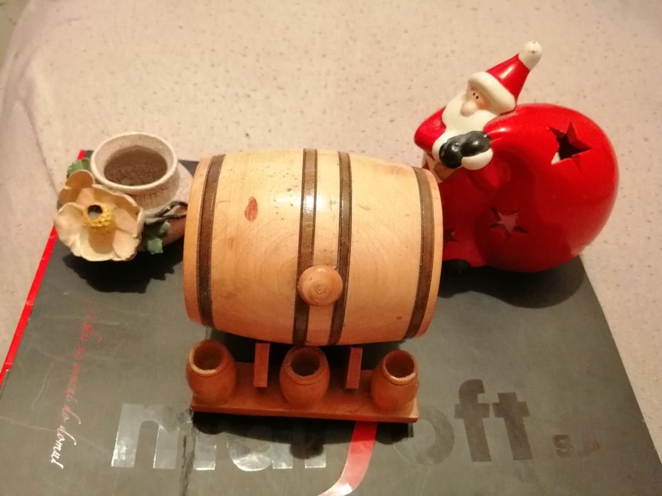 Rękodzieło artystyczne Beczka beczulki Pieniny PRL + lampion gratisy