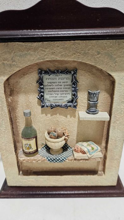 Dekoracyjna Szafka na Klucze – Miniatura Shadow Box – Judaika