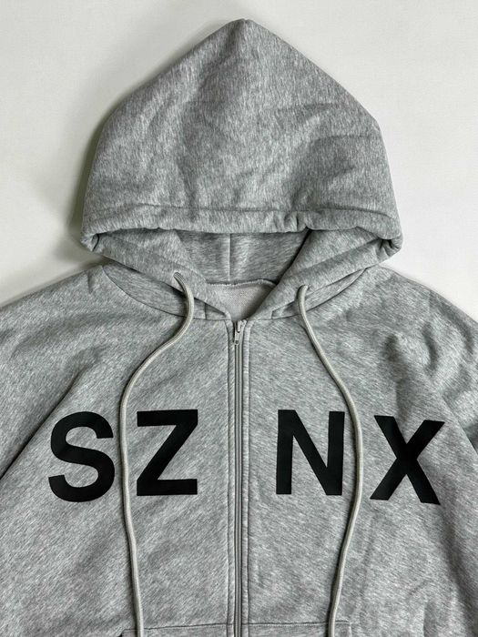 Yeezy YSY SZN X Худі hoodie зипка кофта сіра худи серая зіп M L CHINA