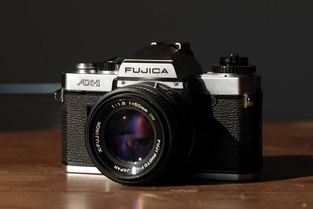 Fujica AX-1 Câmara Analógica + Lente Fujinon + Pilha + Film