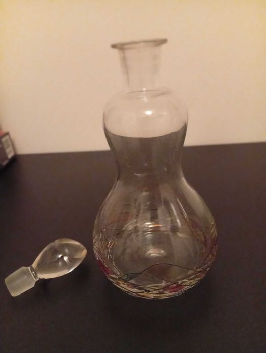 Two Painted Glass Jars442367262422487044