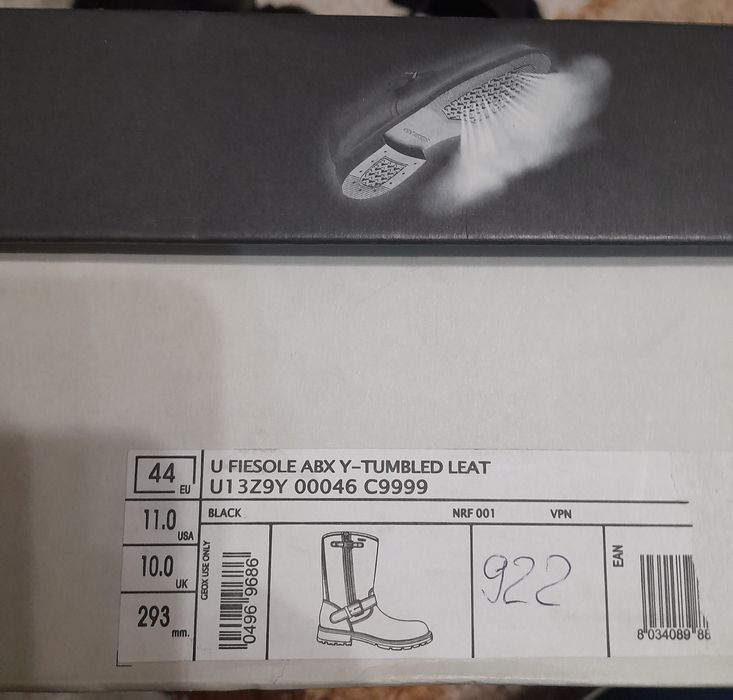 Шкіряні ботінки сапоги Geox Respira gore-tex