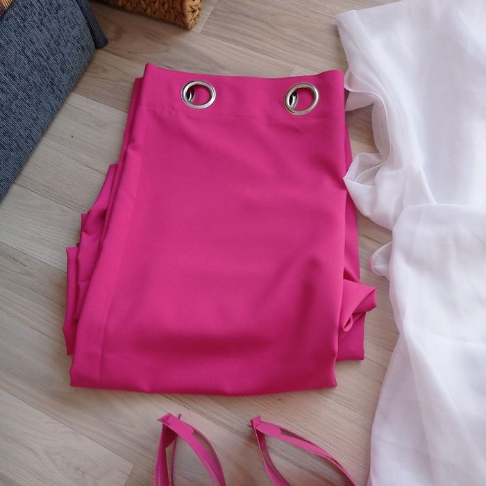 Zestaw firanek Róż