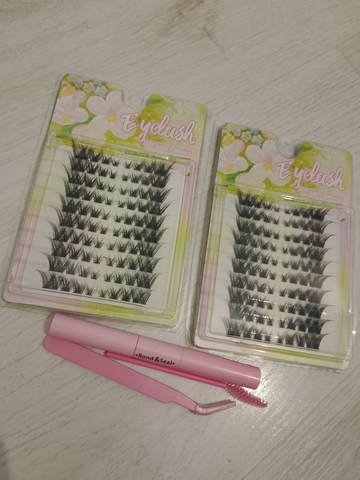 Rzęsy bondingowe kępki rzęs sztuczne rzęsy doklejane rzęsy