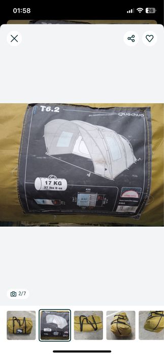 Tenda campismo Qechua