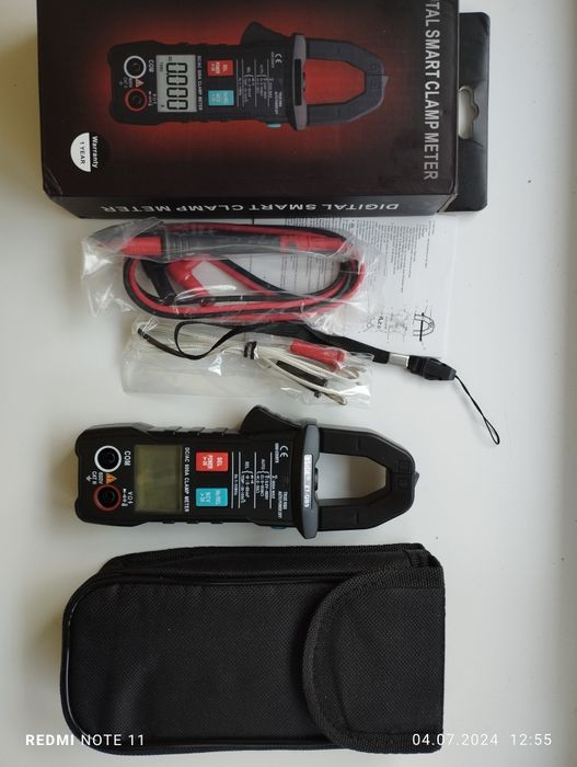 Токовые клещи мультиметр ZOYI ZTQB9 AC/DC 600A-600v True rms 6000oтс