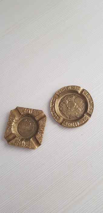 Popielniczki z mosiądzu  nowe