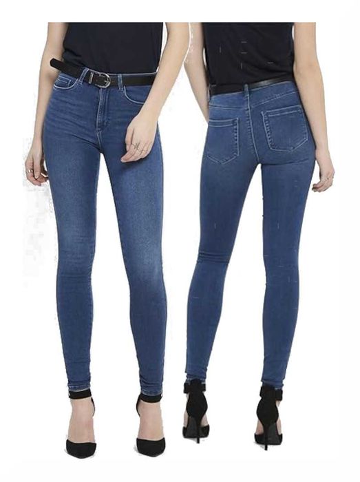 Damskie Jeansy ONLY Royal Life High W.Skinny Medium Blue Denim 36/34
