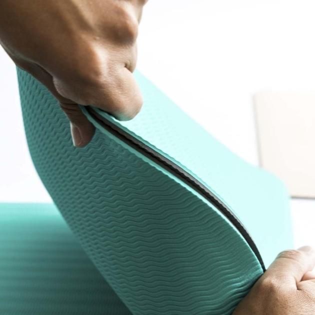 Коврик для йоги LiveUp TPE YOGA MAT Бирюзовый