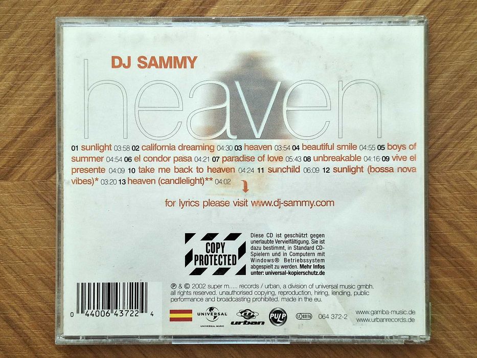 DJ SAMMY - Heaven