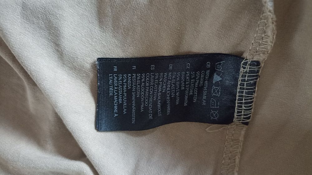 Bawełniana koszulka z krótkim rękawem H&M rozmiar L