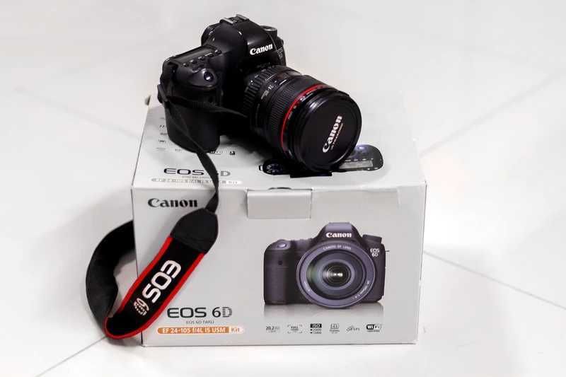 Aparat Canon EOS 6D + obiektyw Canon EF 24-105 L f4