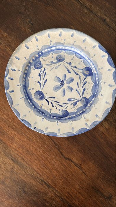 Prato Antigo Faiança Portuguesa “Del-Rei”