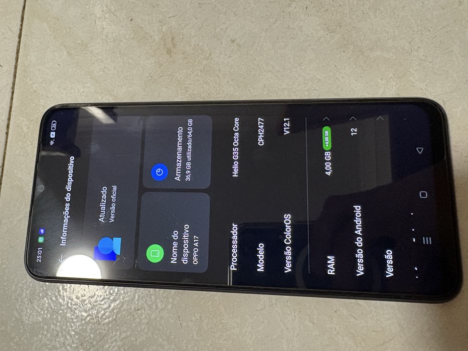 Oppo a17 (como novo)