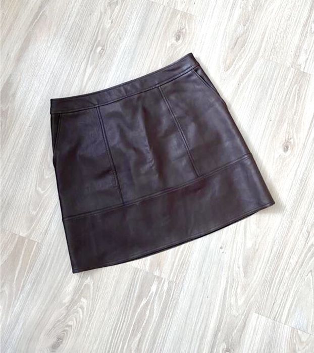 Спідниця з екошкіри