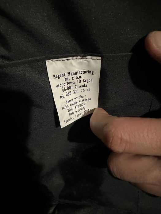 Torba koloru czarnego wzór 970/MON, nowa