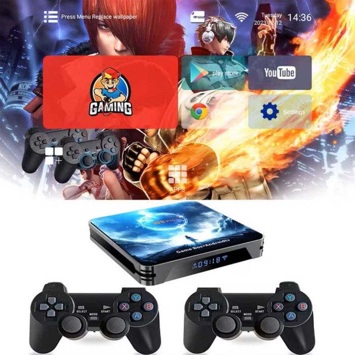 Smart TV+Game Box W8 PRO 8K (8GB, 128GB, WIFI 2.4, 5G, Android 14.0)