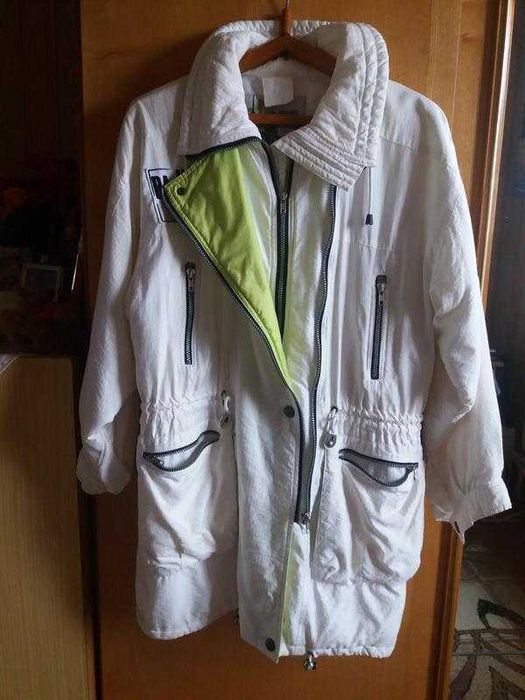 Куртка женская длинная брендовая немецкая 48 - 50 размер белая Elho