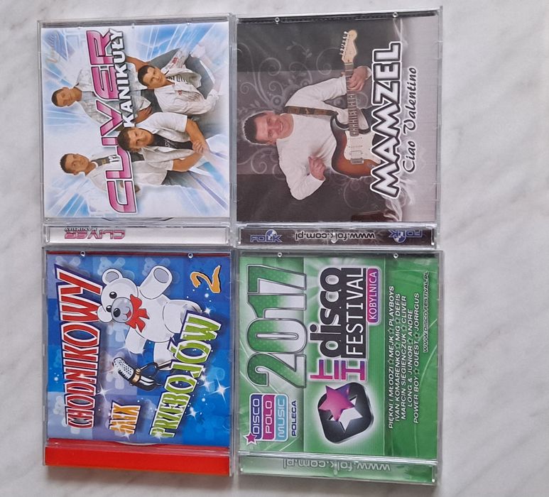 Disco Polo CD we folii i bez folii 16 sztuk
