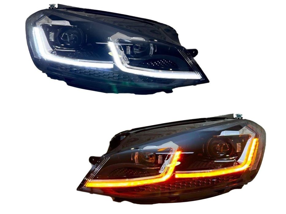Фари Volkswagen Golf 7 2012-2016 у стилі рестайлінг 7.5 FULL LED фари гольф 7 Артикул:  DRC6374-26