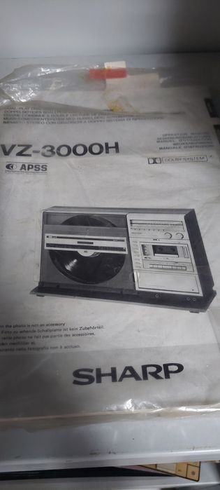 Sharp VZ-3000 Caixa e manuais.