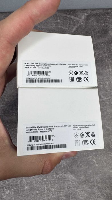 Мережевий зарядний пристрій Apple 40W Dynamic Power Adapter with 60W Max Адаптер