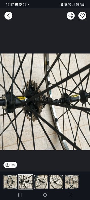 V...Rodas Mavic Ksyrium