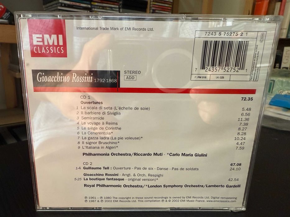 Rossini – Ouvertures – Riccardo Muti, Carlo Maria Giulini, L. Gardelli