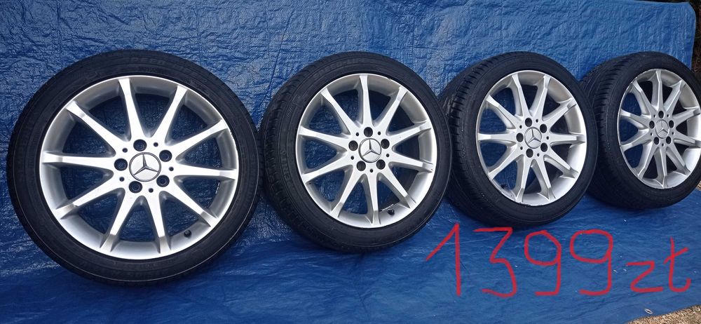 Felgi Koła Aluminiowe 225/40/R18 CONTINENTAL 8mm 5x112 VW AUDI SEAT