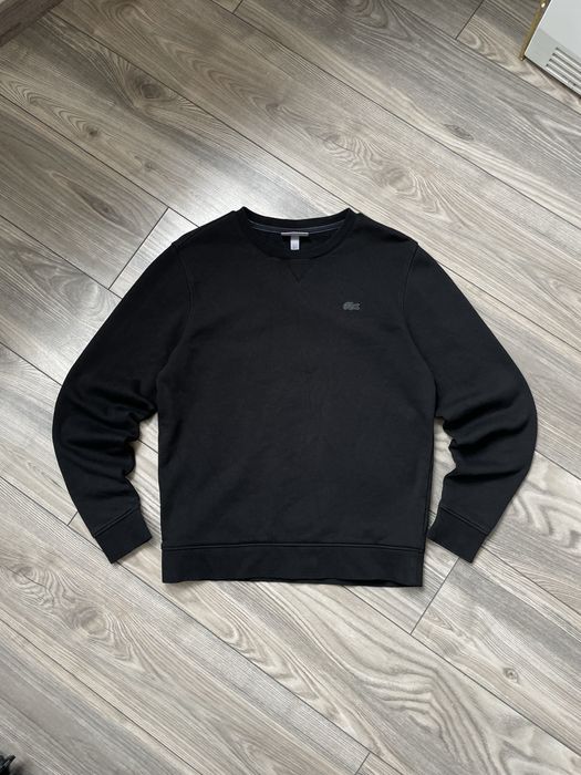 чорний світшот lacoste M