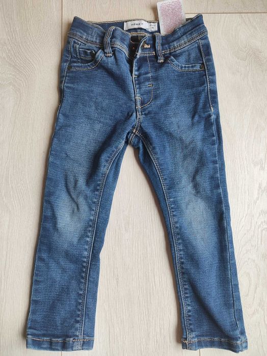Dżinsy bawełniane dla dziewczynki rozm 92 rurki
