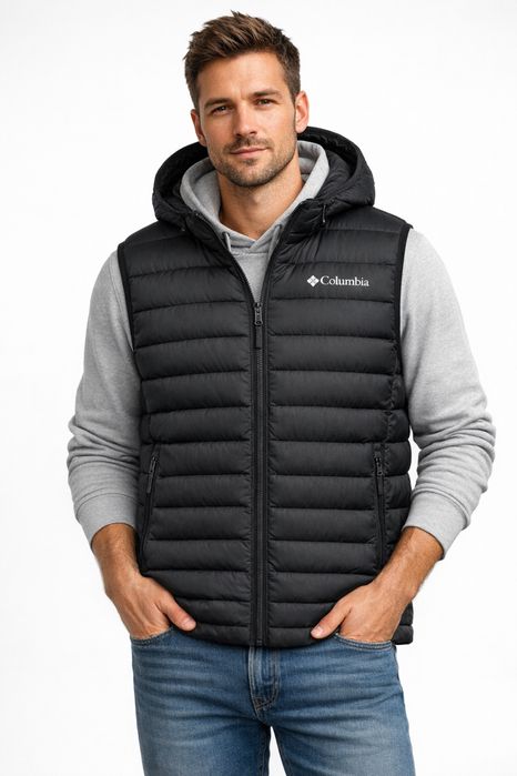 Весняна жилетка Columbia. Знімний капюшон.Великі розміри до 7XL.