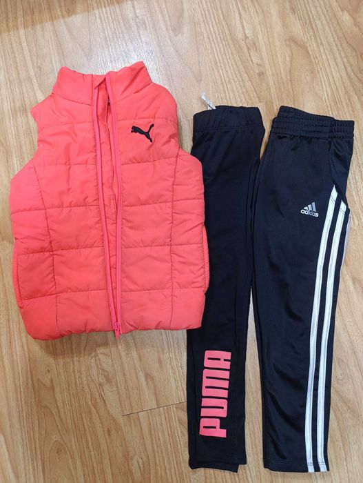 Жилетка Puma, легінси Puma, Adidas