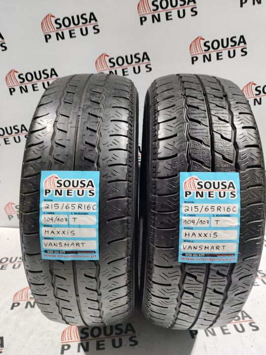 2 pneus semi novos 215-65R16