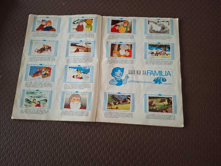 Caderneta de cromos - Heidi (Completa com 210 cromos)