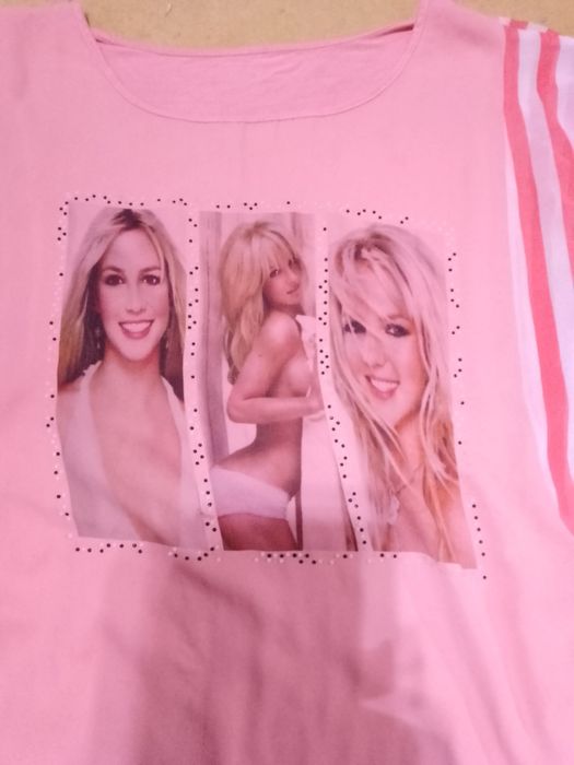 Camisola com estampado da Britney Spears