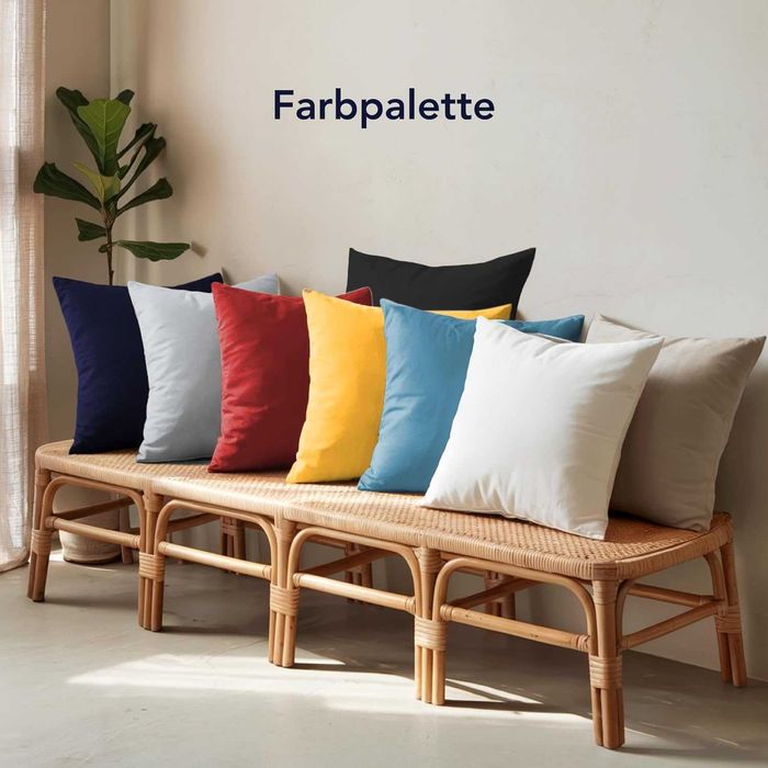 Poszewki na poduszki 30 x 50 cm, 2 szt, 100% bawełna dżersej, 150 g/m2